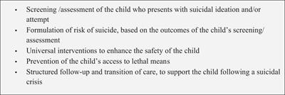 The implementation of a zero-suicide framework in a child and youth mental health service in Australia: processes and learnings